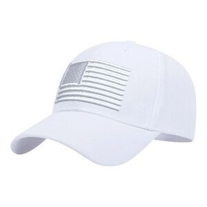 USA American Flag Camo Hat Adjustable Mens Trucker Baseball Military Snapback